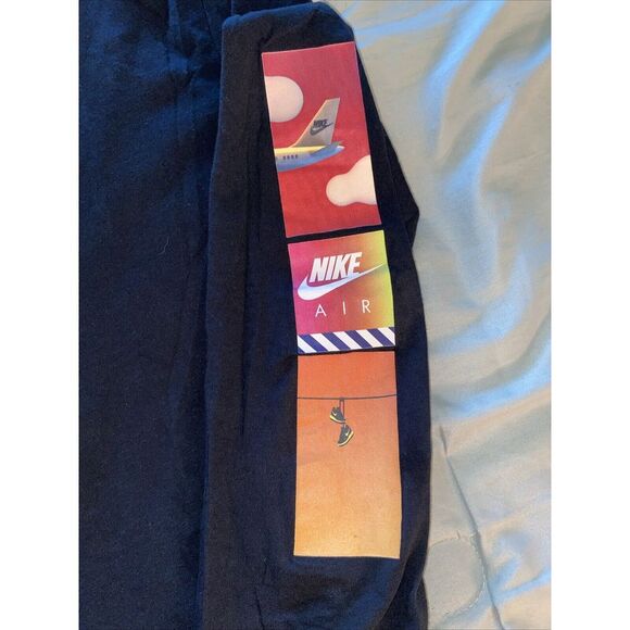 NIKE AIR MAX 1 ATMOS ELEPHANT JADE BALLOONS L/S TEE SHIRT BLACK Sz XL - Picture 7 of 10